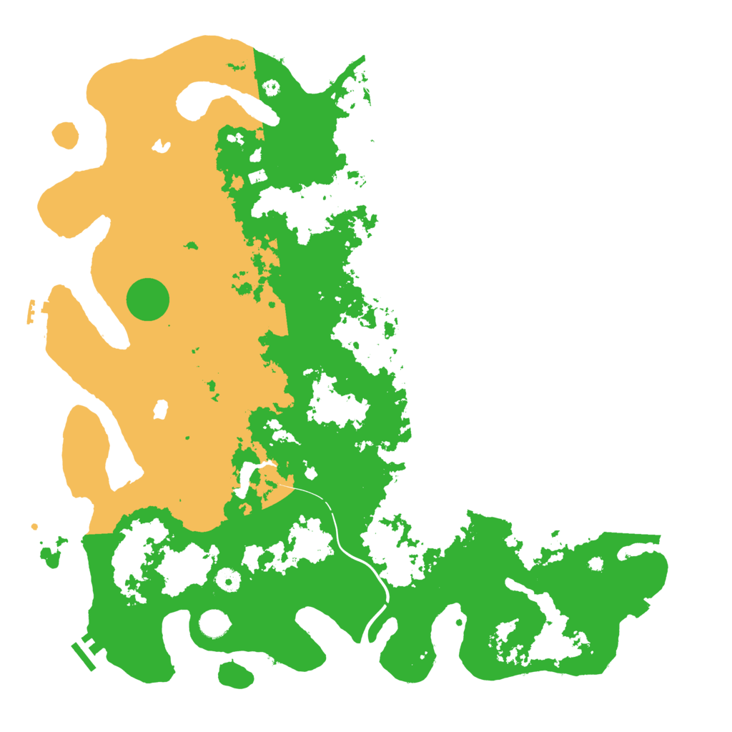 Biome Rust Map: Procedural Map, Size: 4500, Seed: 1002730566