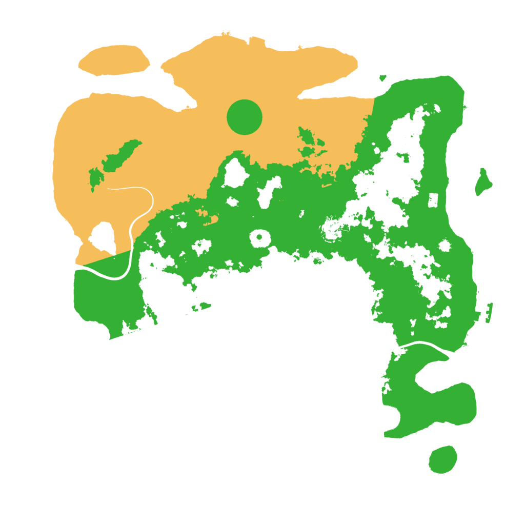 Biome Rust Map: Procedural Map, Size: 3900, Seed: 25546580