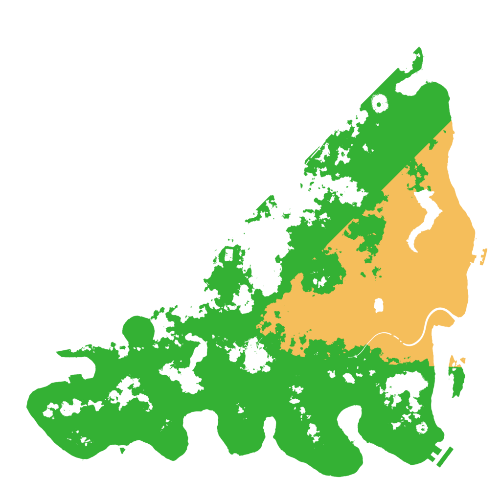 Biome Rust Map: Procedural Map, Size: 4400, Seed: 1345189032