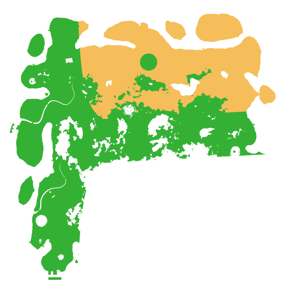 Biome Rust Map: Procedural Map, Size: 4500, Seed: 2012025