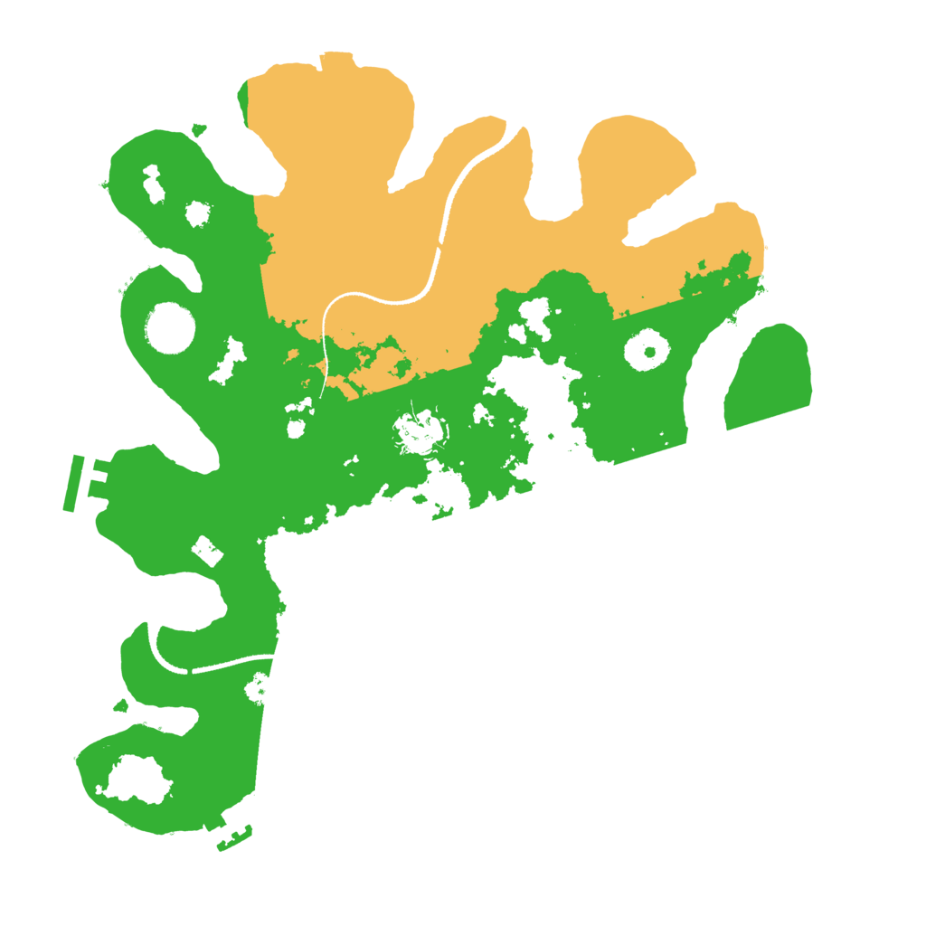 Biome Rust Map: Procedural Map, Size: 3300, Seed: 1509571195
