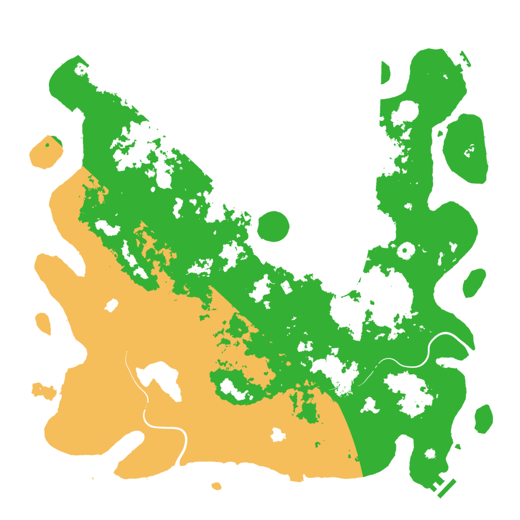 Biome Rust Map: Procedural Map, Size: 4500, Seed: 1433779785