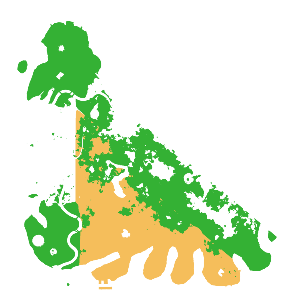 Biome Rust Map: Procedural Map, Size: 4500, Seed: 1002005193