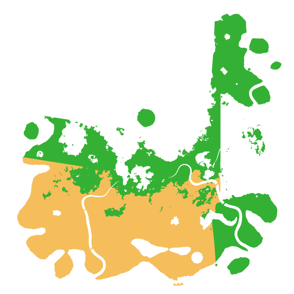 Biome Rust Map: Procedural Map, Size: 4500, Seed: 197942390