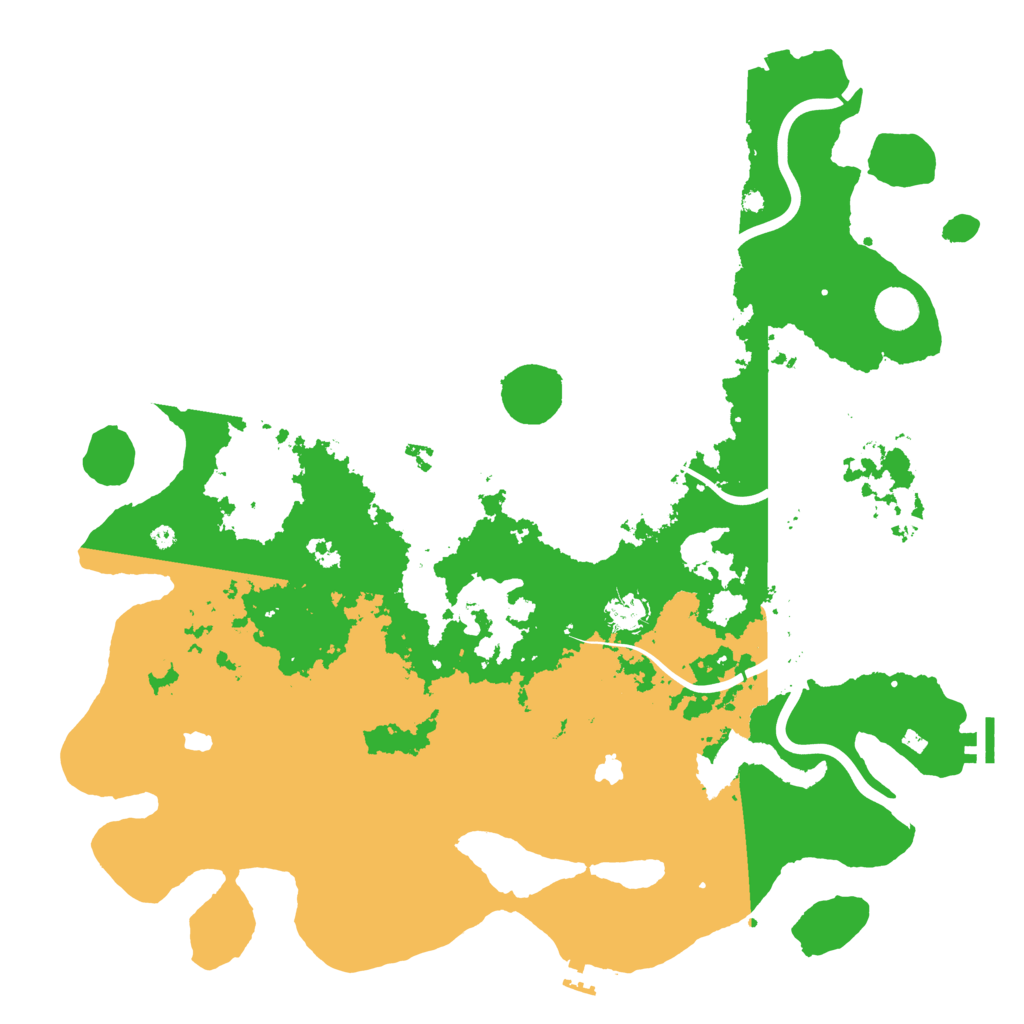 Biome Rust Map: Procedural Map, Size: 4500, Seed: 197942390