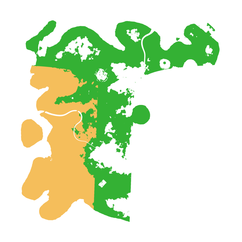 Biome Rust Map: Procedural Map, Size: 3500, Seed: 745183740
