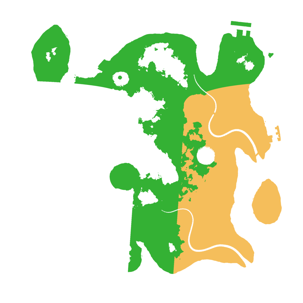 Biome Rust Map: Procedural Map, Size: 3000, Seed: 938423836