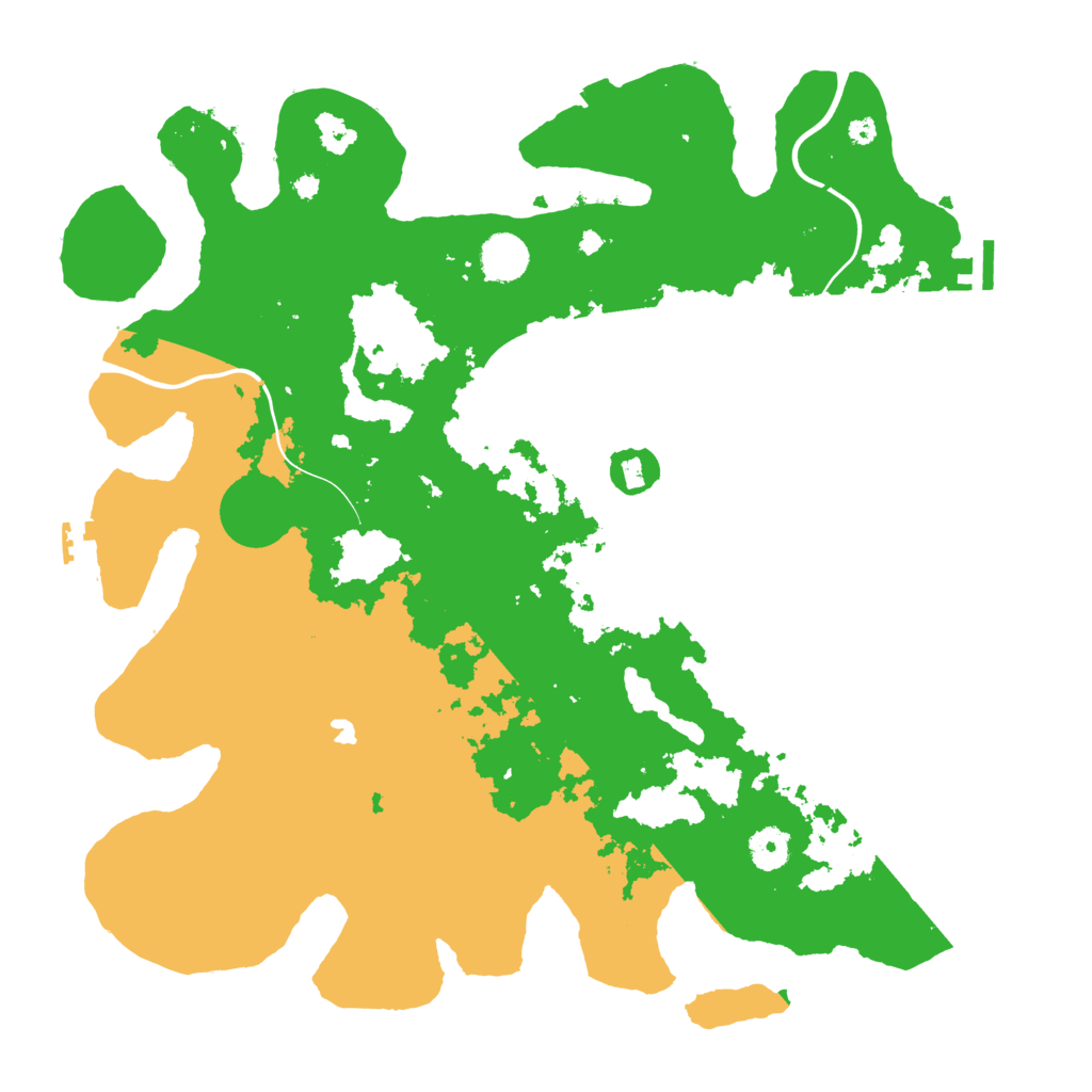 Biome Rust Map: Procedural Map, Size: 4000, Seed: 6683