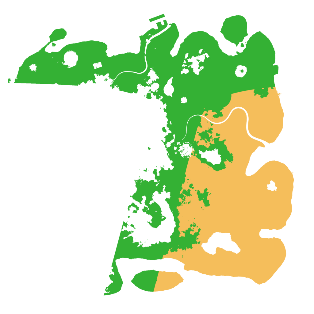 Biome Rust Map: Procedural Map, Size: 4000, Seed: 484304925
