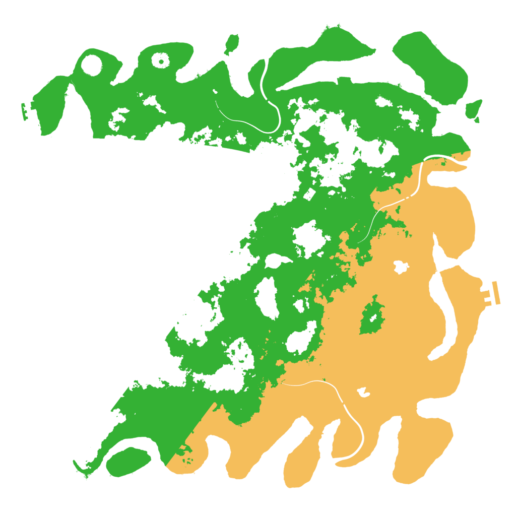 Biome Rust Map: Procedural Map, Size: 4500, Seed: 1922449199