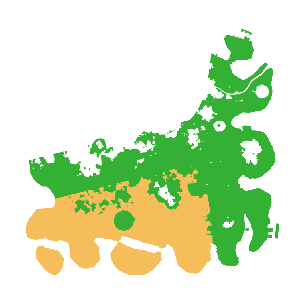 Biome Rust Map: Procedural Map, Size: 3900, Seed: 122025