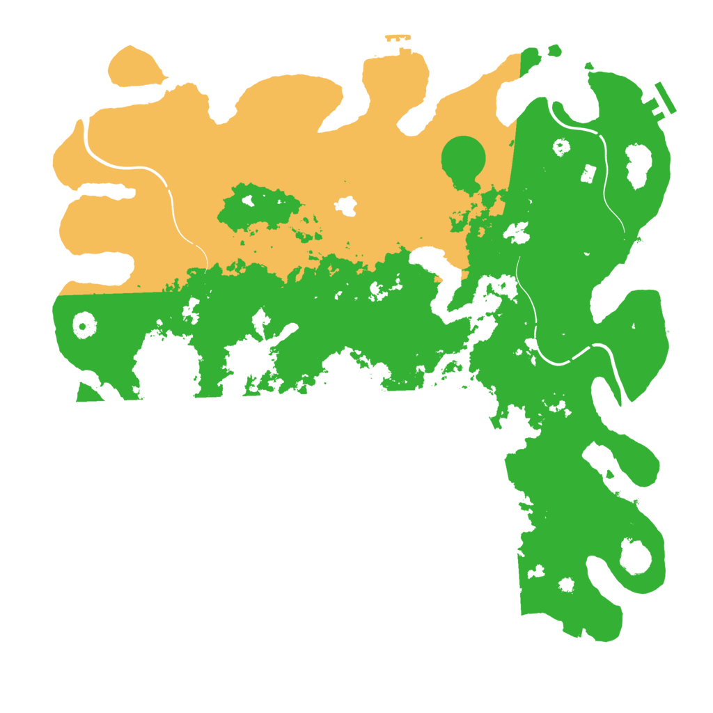 Biome Rust Map: Procedural Map, Size: 4250, Seed: 622841689