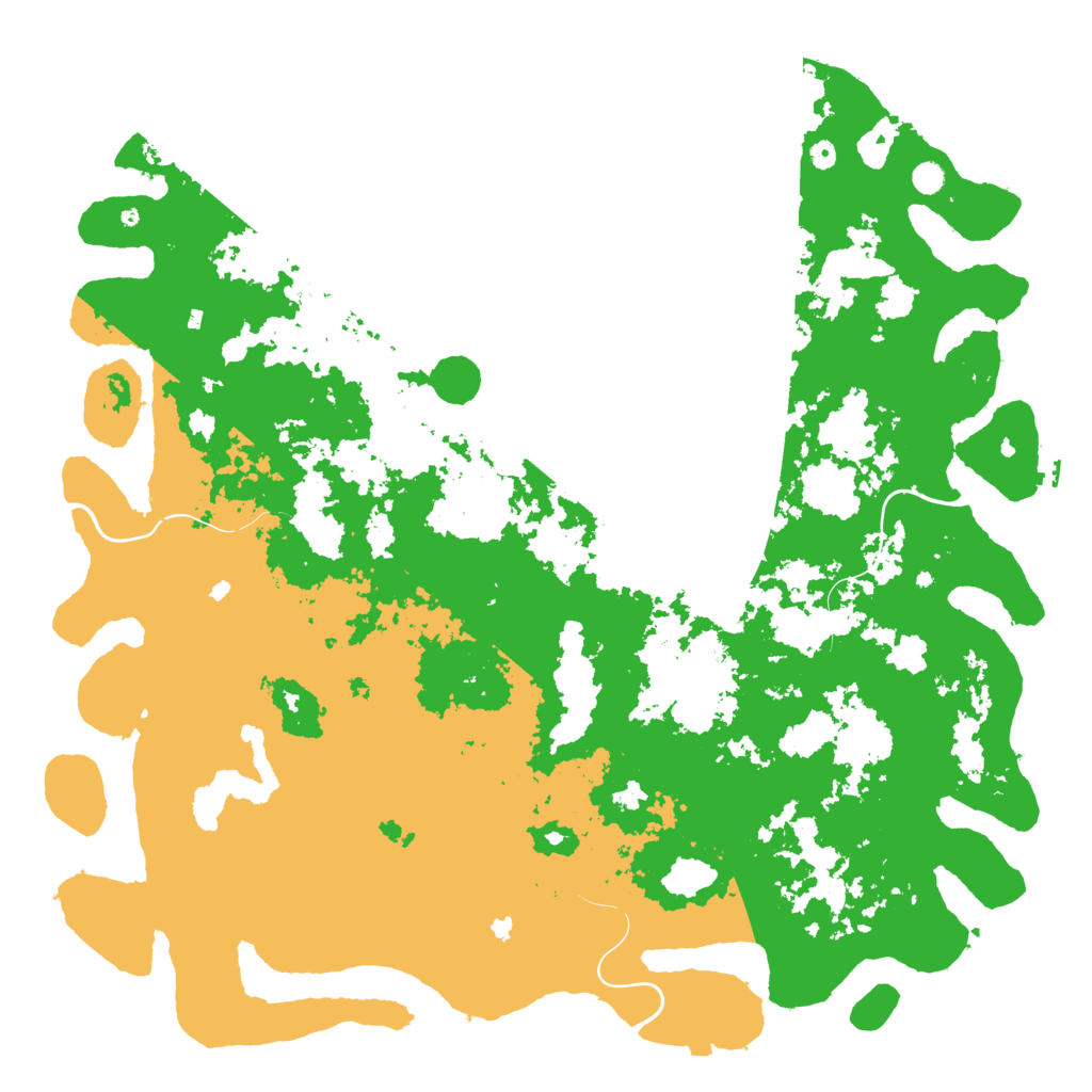 Biome Rust Map: Procedural Map, Size: 6000, Seed: 72564392