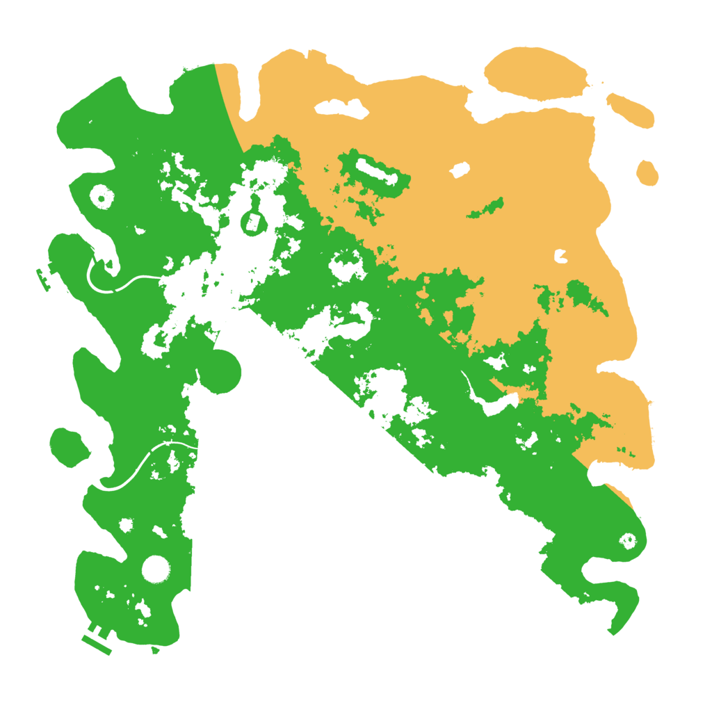 Biome Rust Map: Procedural Map, Size: 4500, Seed: 57594