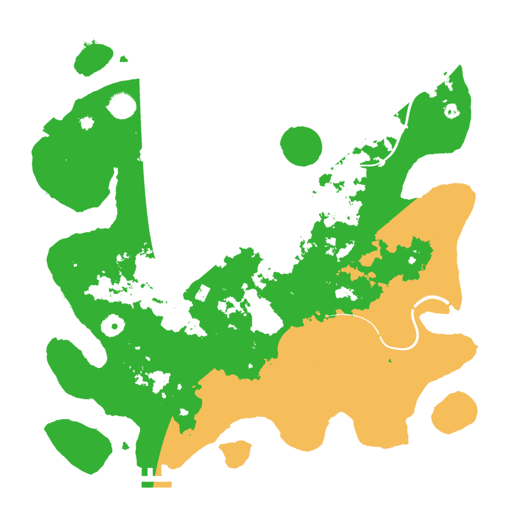 Biome Rust Map: Procedural Map, Size: 3500, Seed: 34228953
