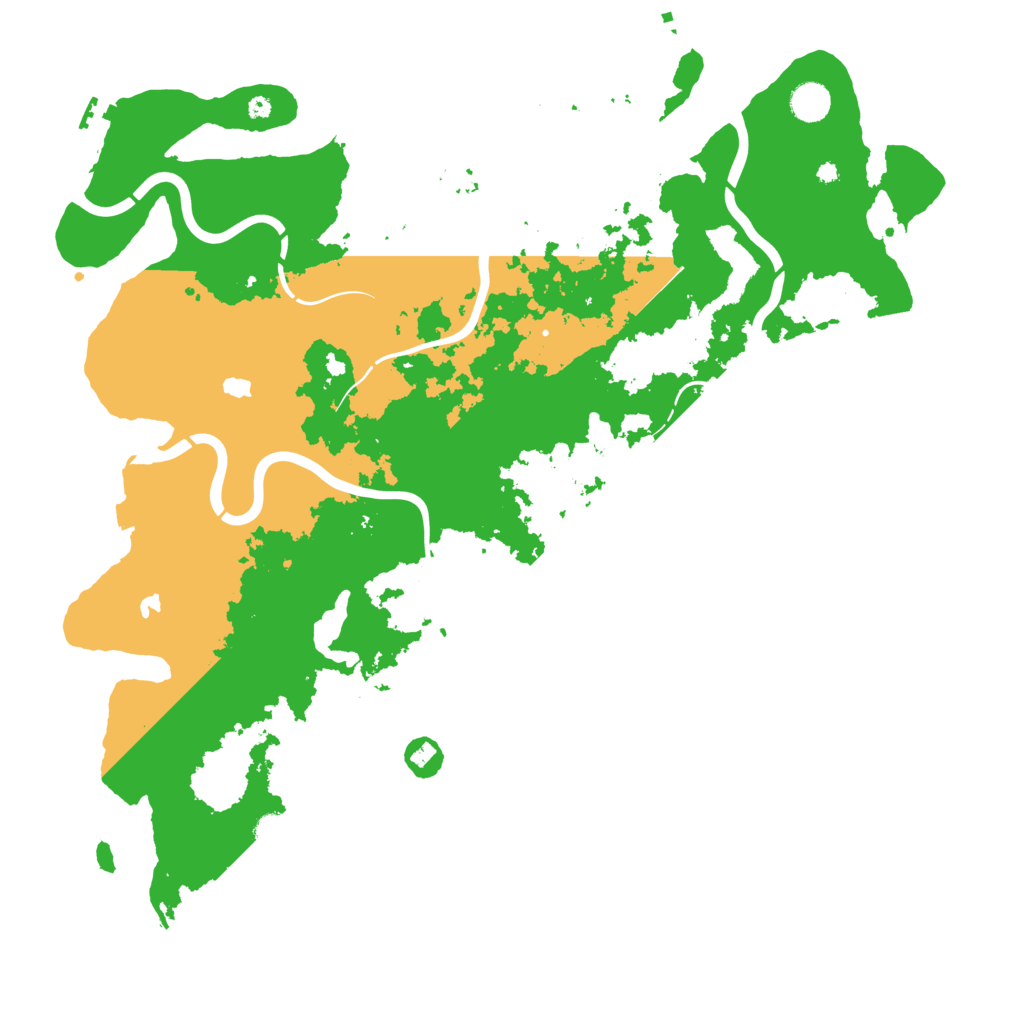 Biome Rust Map: Procedural Map, Size: 4500, Seed: 1293213286