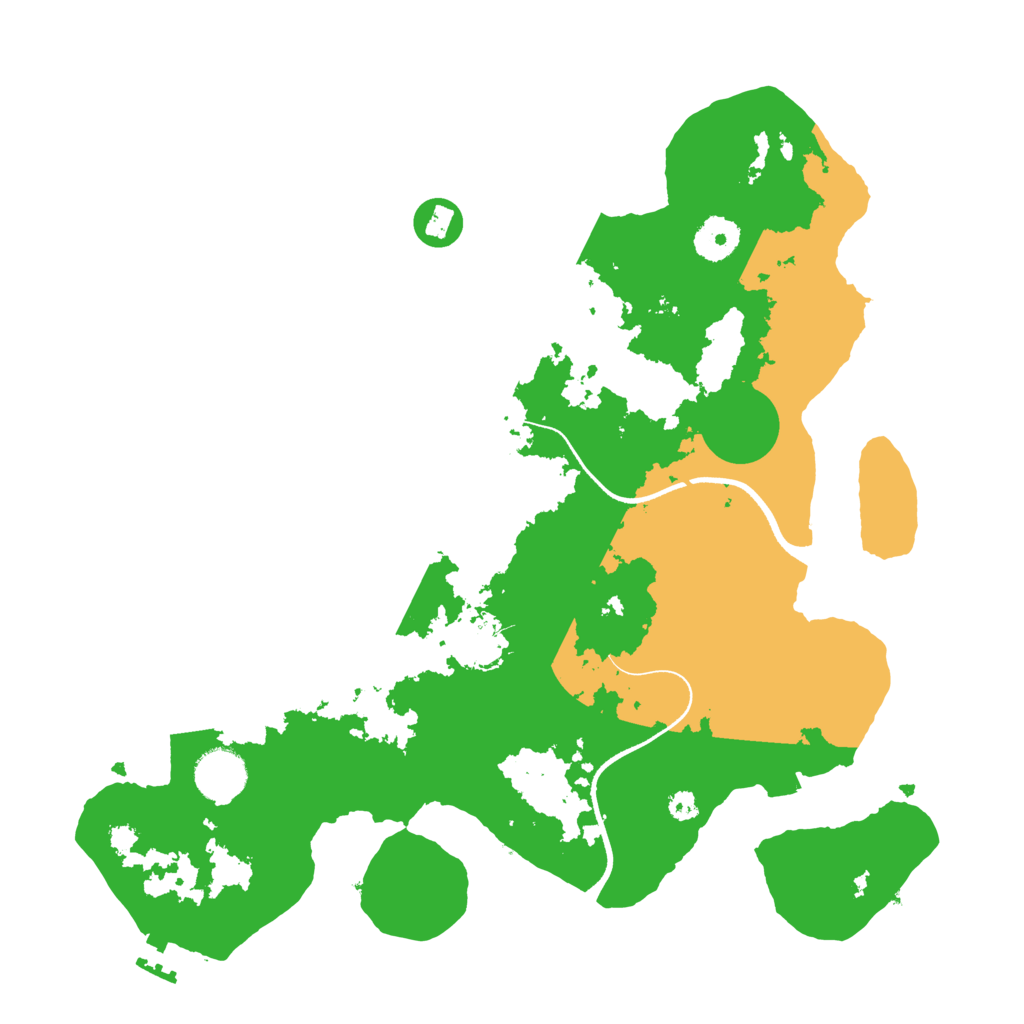 Biome Rust Map: Procedural Map, Size: 3500, Seed: 1720306790