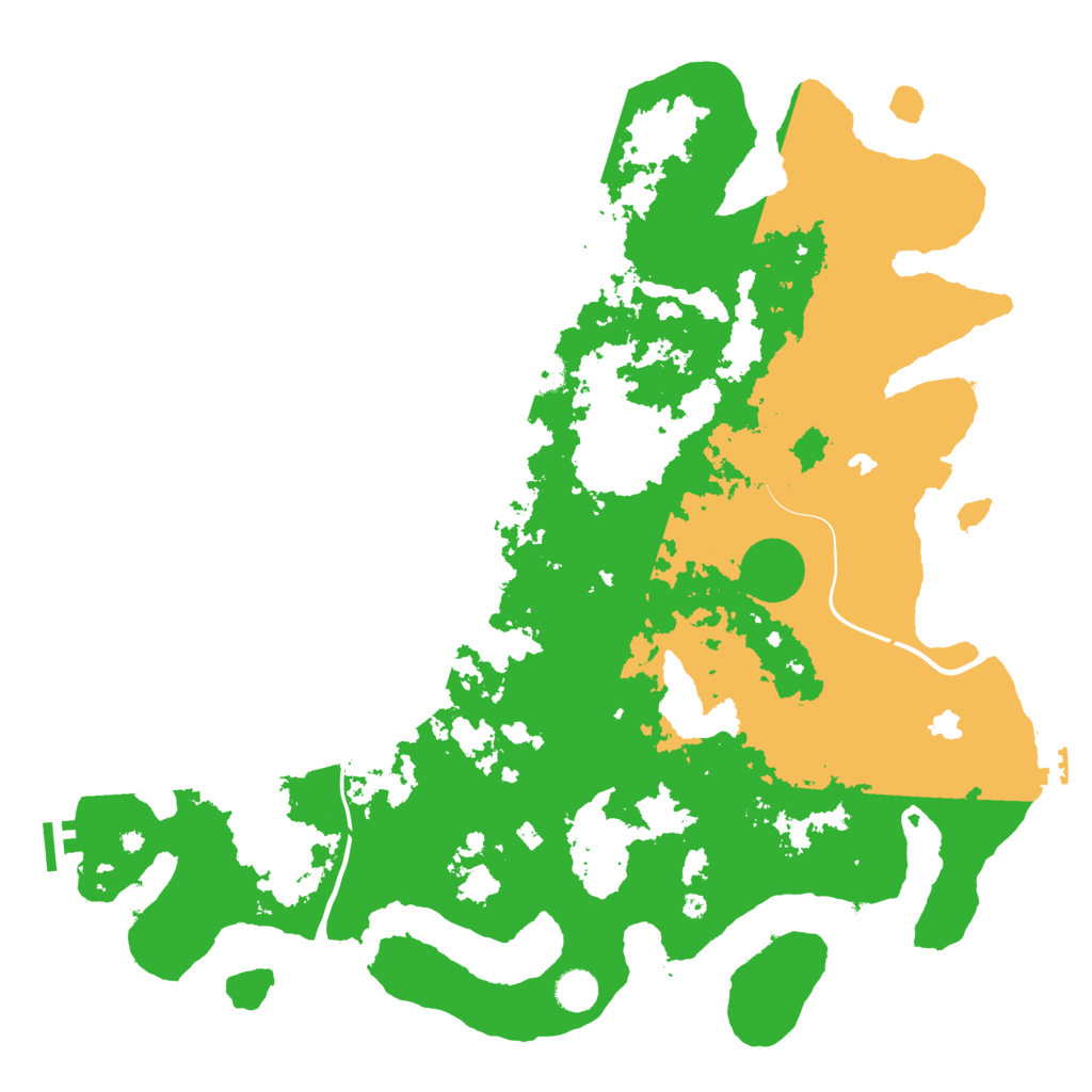 Biome Rust Map: Procedural Map, Size: 4500, Seed: 367768028