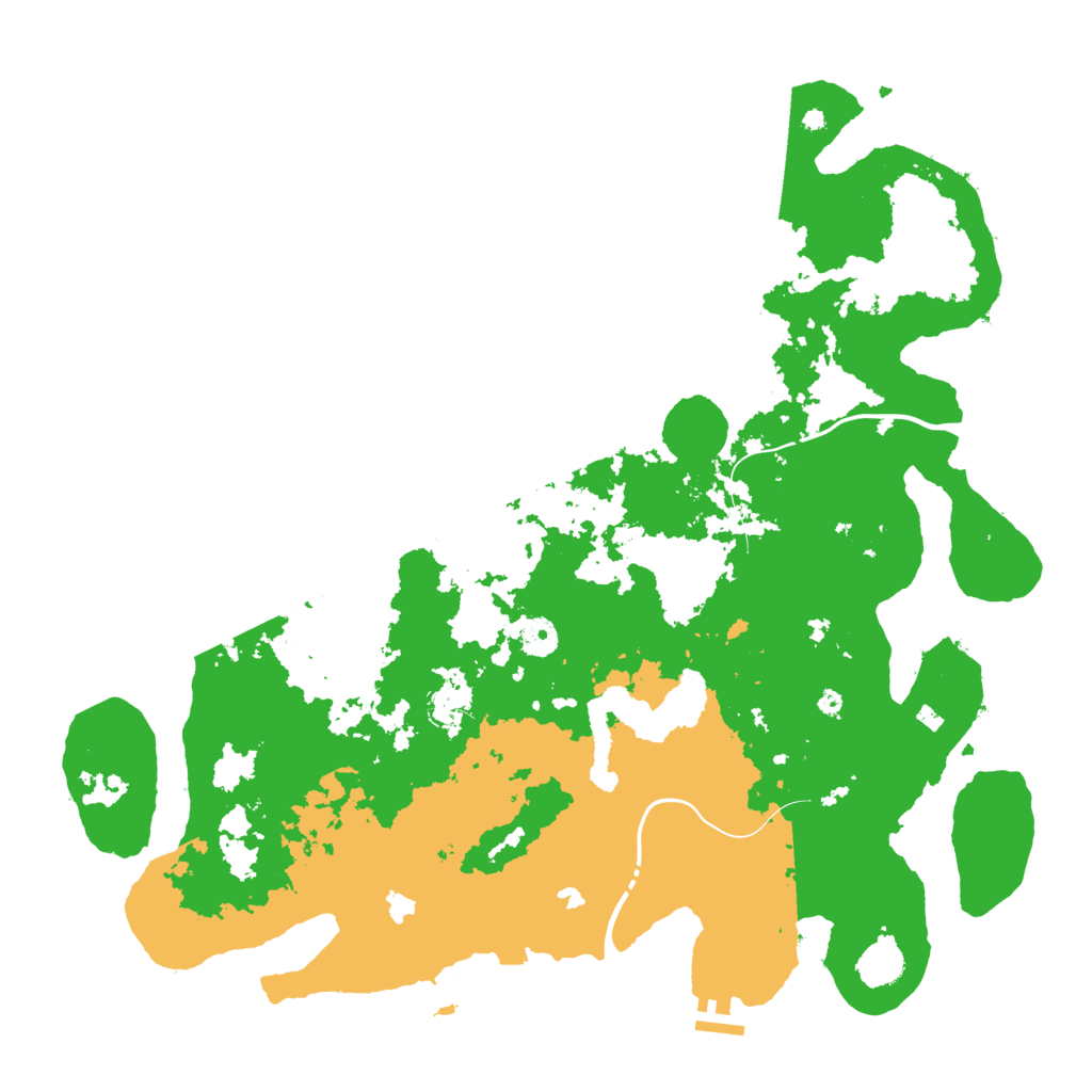 Biome Rust Map: Procedural Map, Size: 4500, Seed: 1963412774