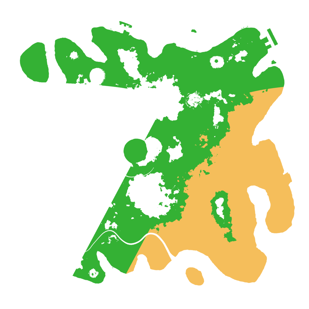 Biome Rust Map: Procedural Map, Size: 3500, Seed: 563834356