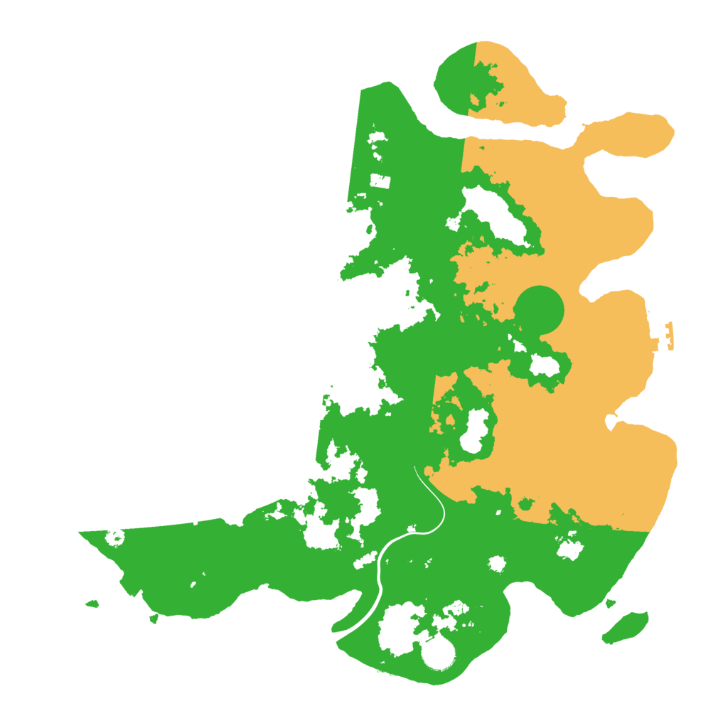 Biome Rust Map: Procedural Map, Size: 3900, Seed: 484174541