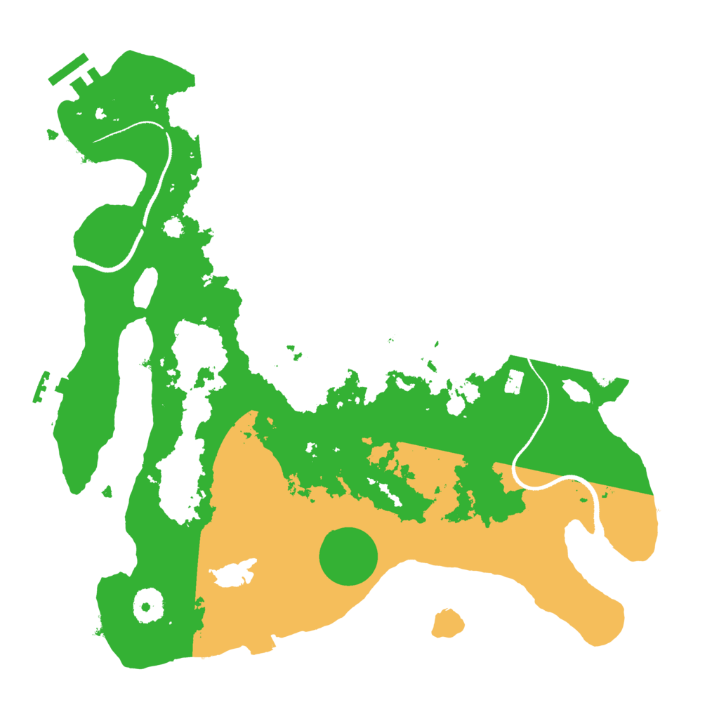 Biome Rust Map: Procedural Map, Size: 3250, Seed: 1152263805