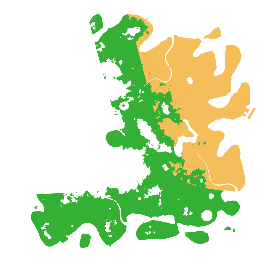 Biome Rust Map: Procedural Map, Size: 4250, Seed: 2066536923