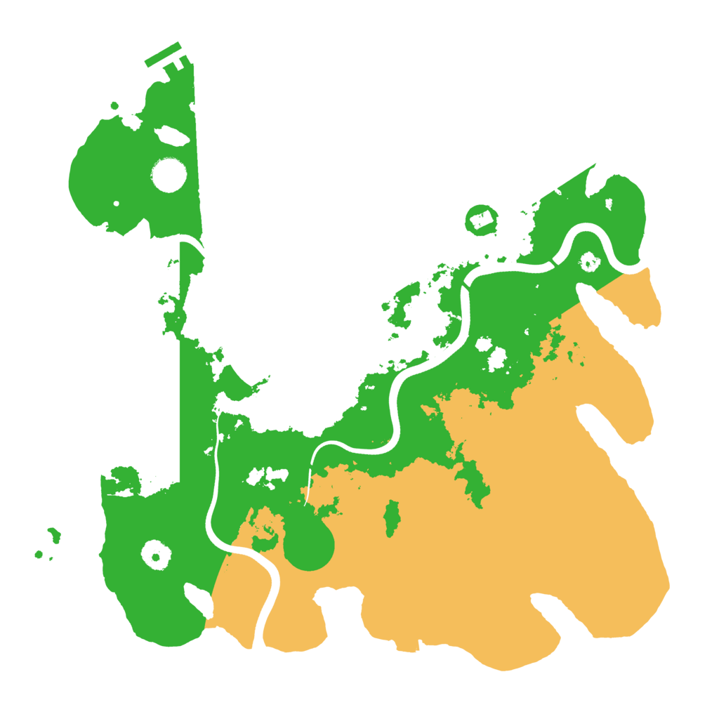 Biome Rust Map: Procedural Map, Size: 3700, Seed: 1254004959