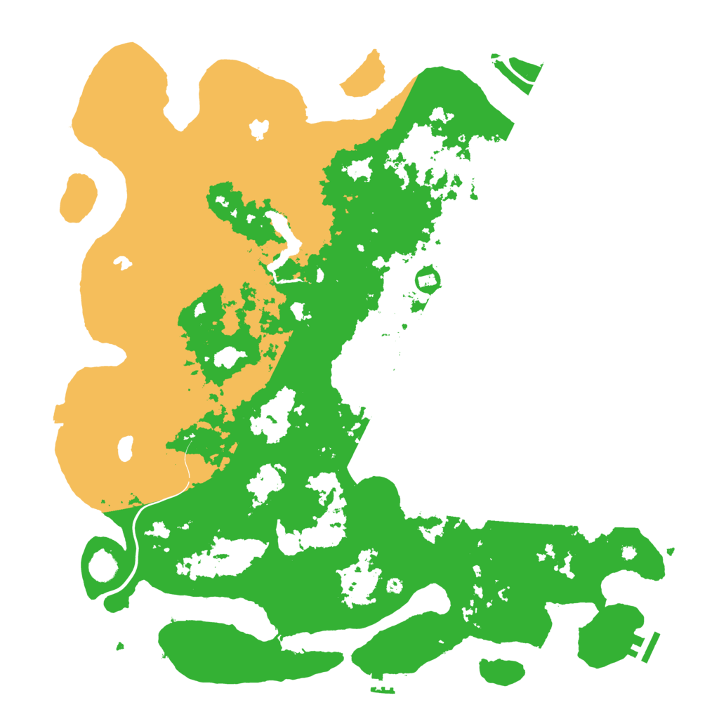 Biome Rust Map: Procedural Map, Size: 4500, Seed: 479130895