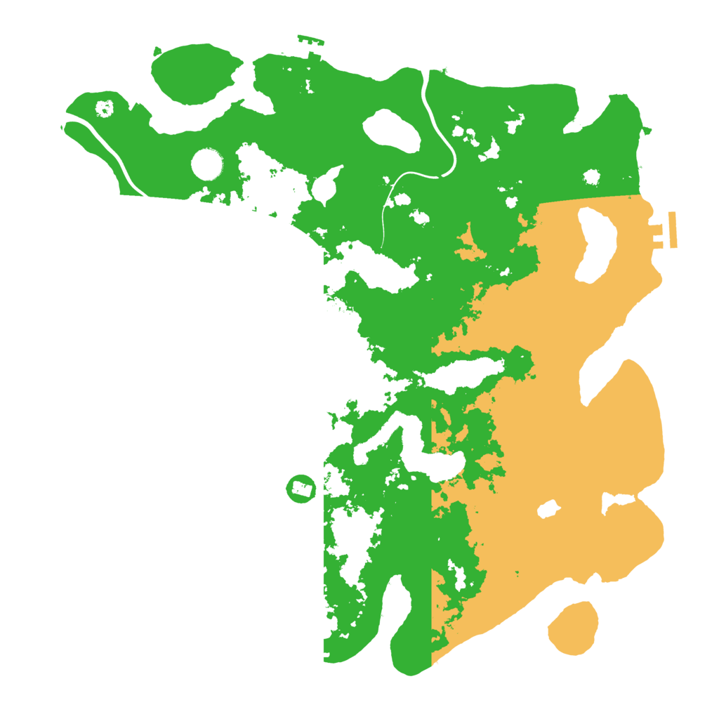 Biome Rust Map: Procedural Map, Size: 4000, Seed: 234876