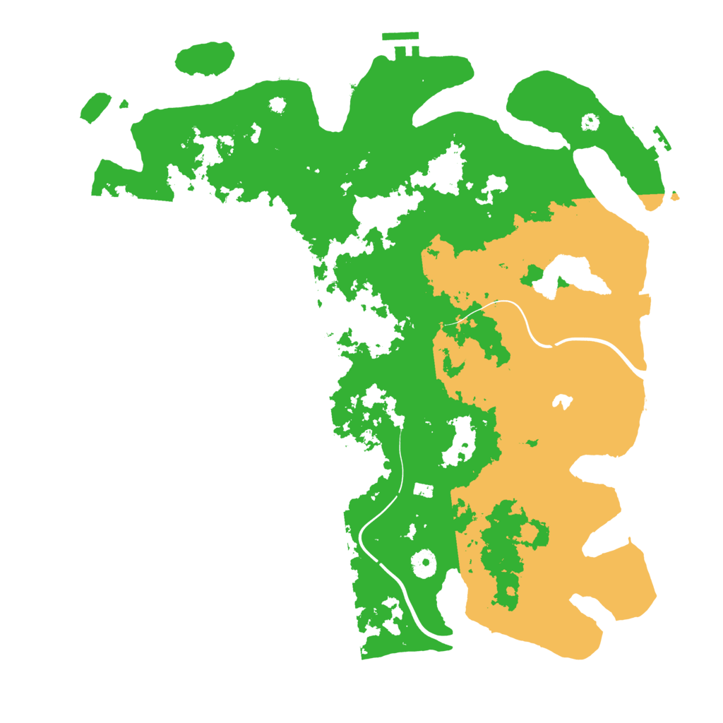 Biome Rust Map: Procedural Map, Size: 4000, Seed: 2245970