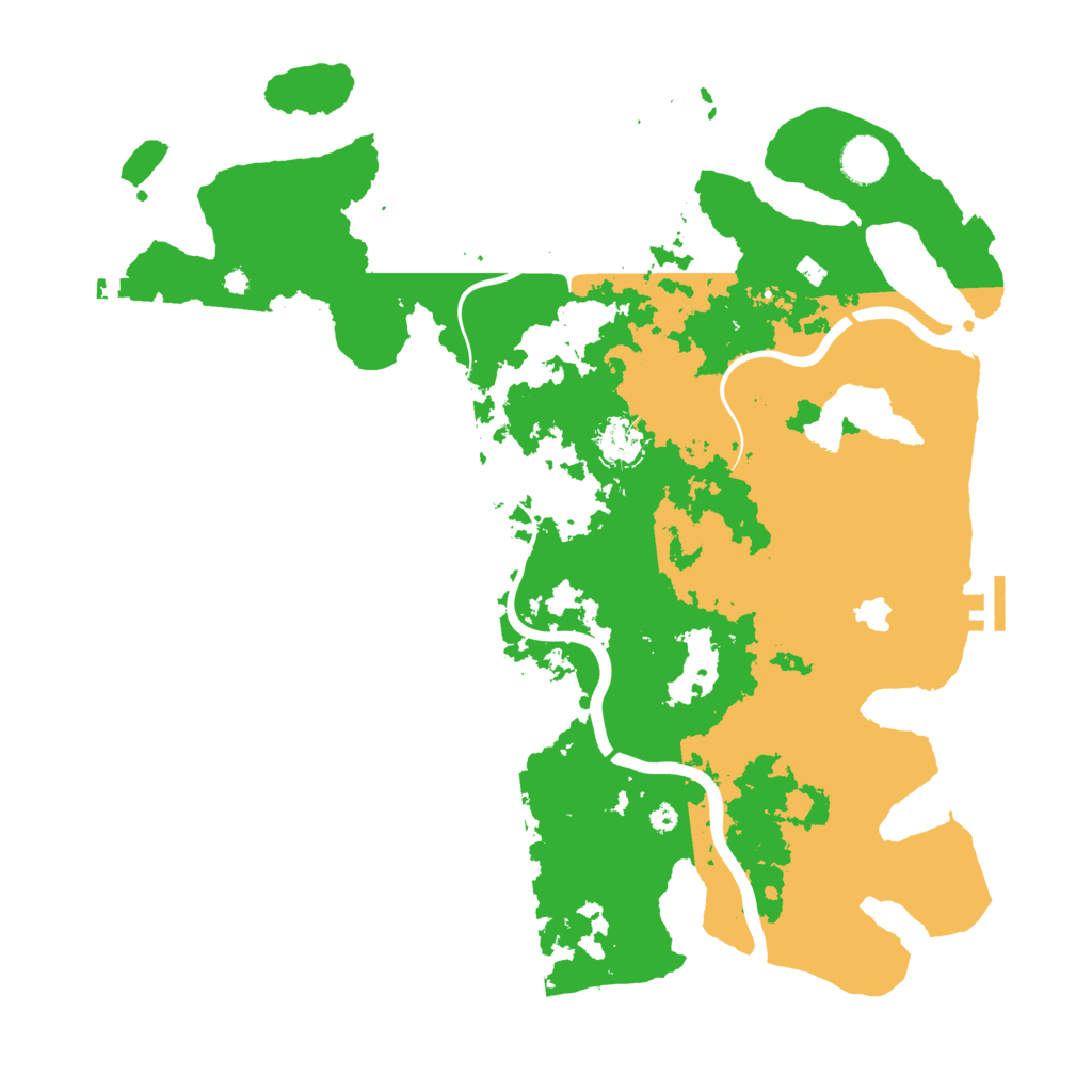 Biome Rust Map: Procedural Map, Size: 4000, Seed: 2245970