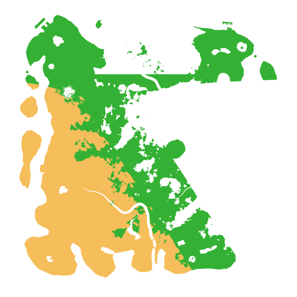 Biome Rust Map: Procedural Map, Size: 4500, Seed: 1027884633