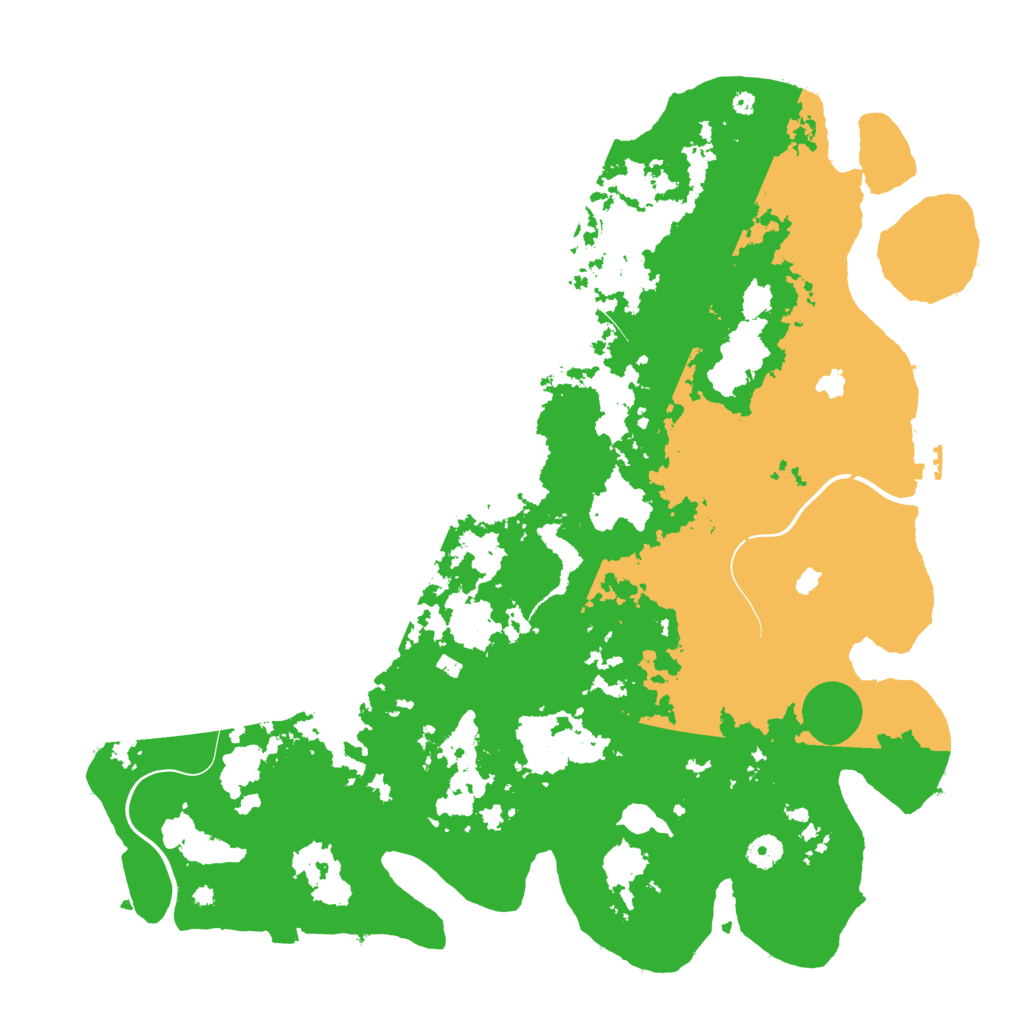 Biome Rust Map: Procedural Map, Size: 4500, Seed: 787363512