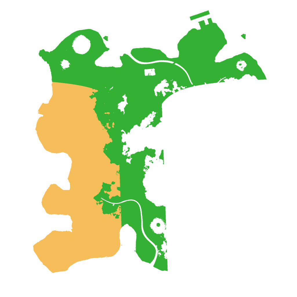 Biome Rust Map: Procedural Map, Size: 3000, Seed: 230517696