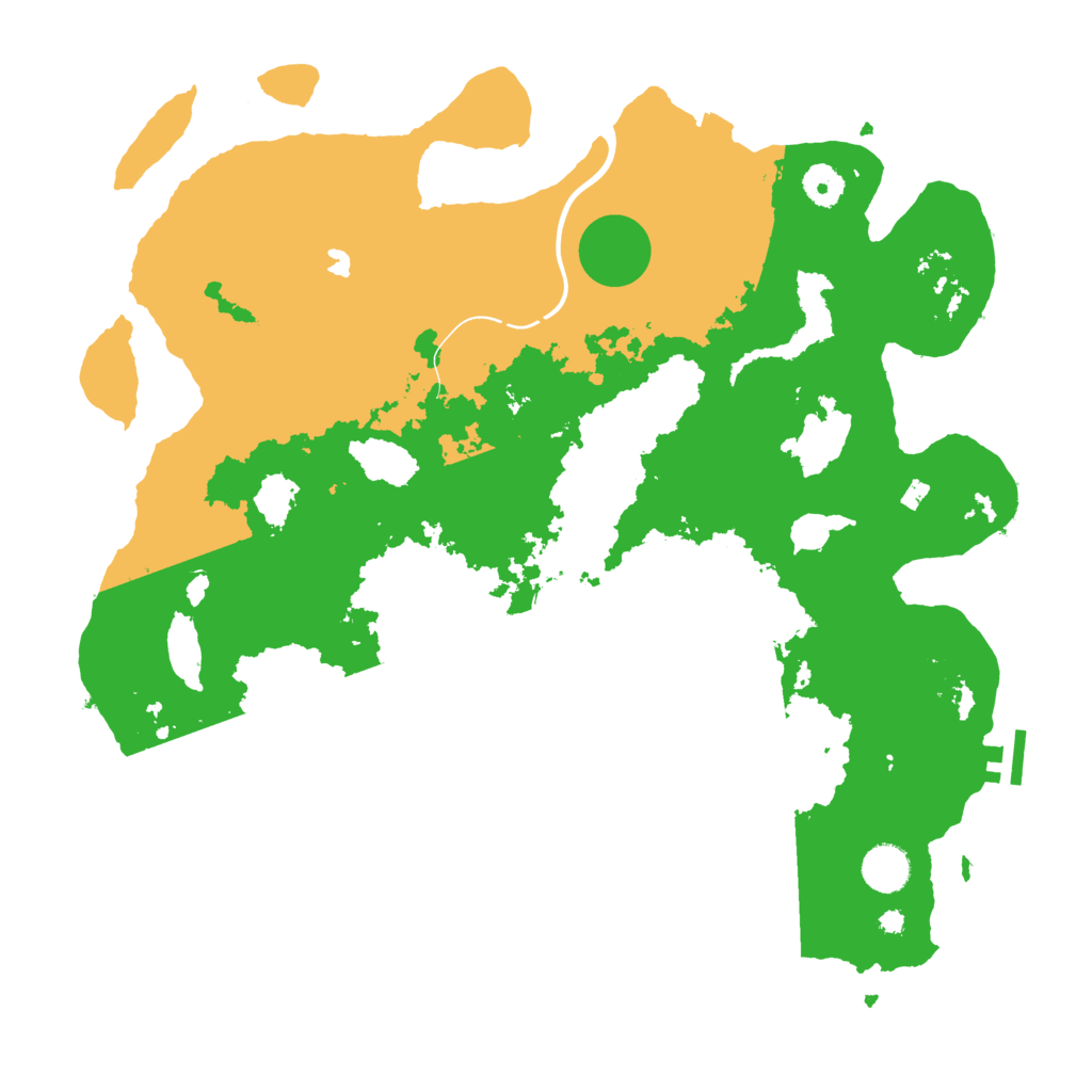 Biome Rust Map: Procedural Map, Size: 4000, Seed: 1197021424