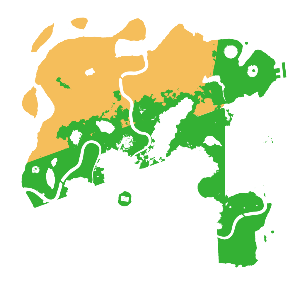 Biome Rust Map: Procedural Map, Size: 4000, Seed: 1197021424