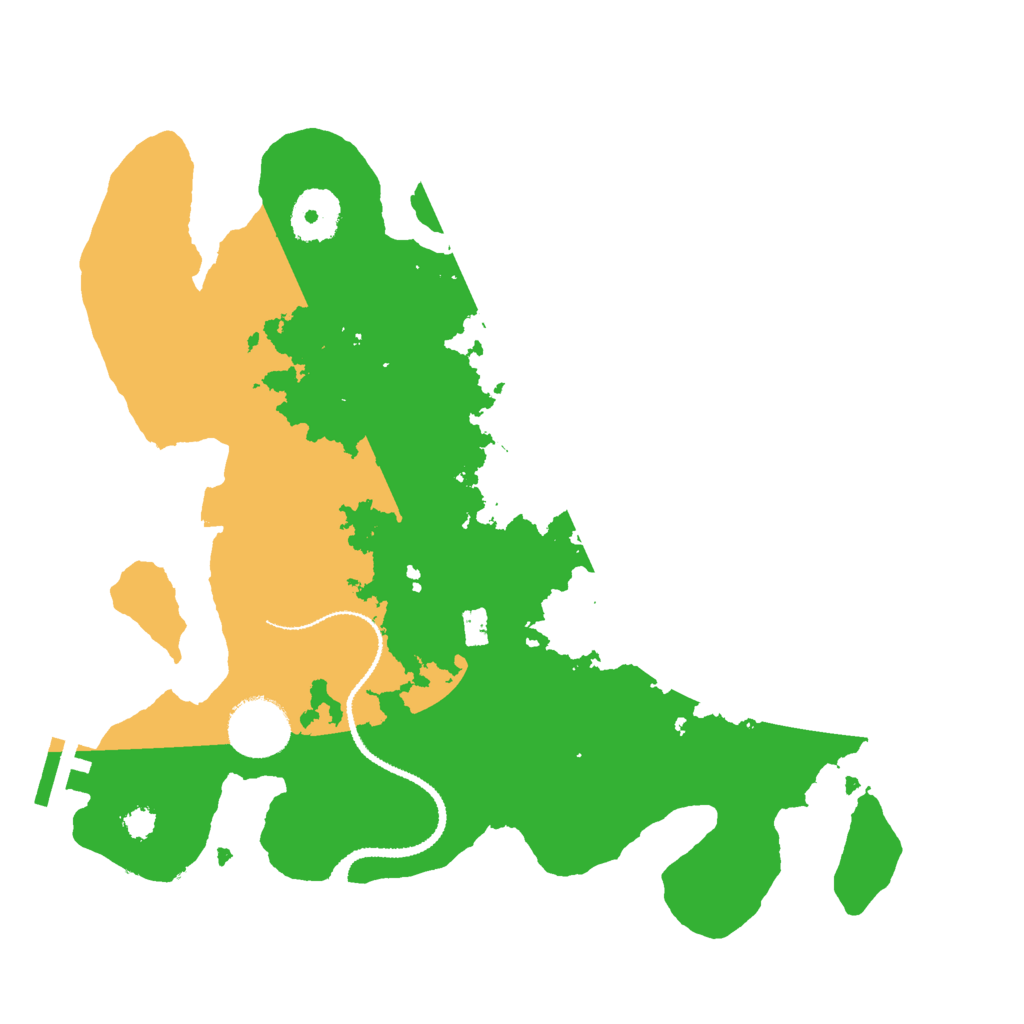 Biome Rust Map: Procedural Map, Size: 3000, Seed: 184085632