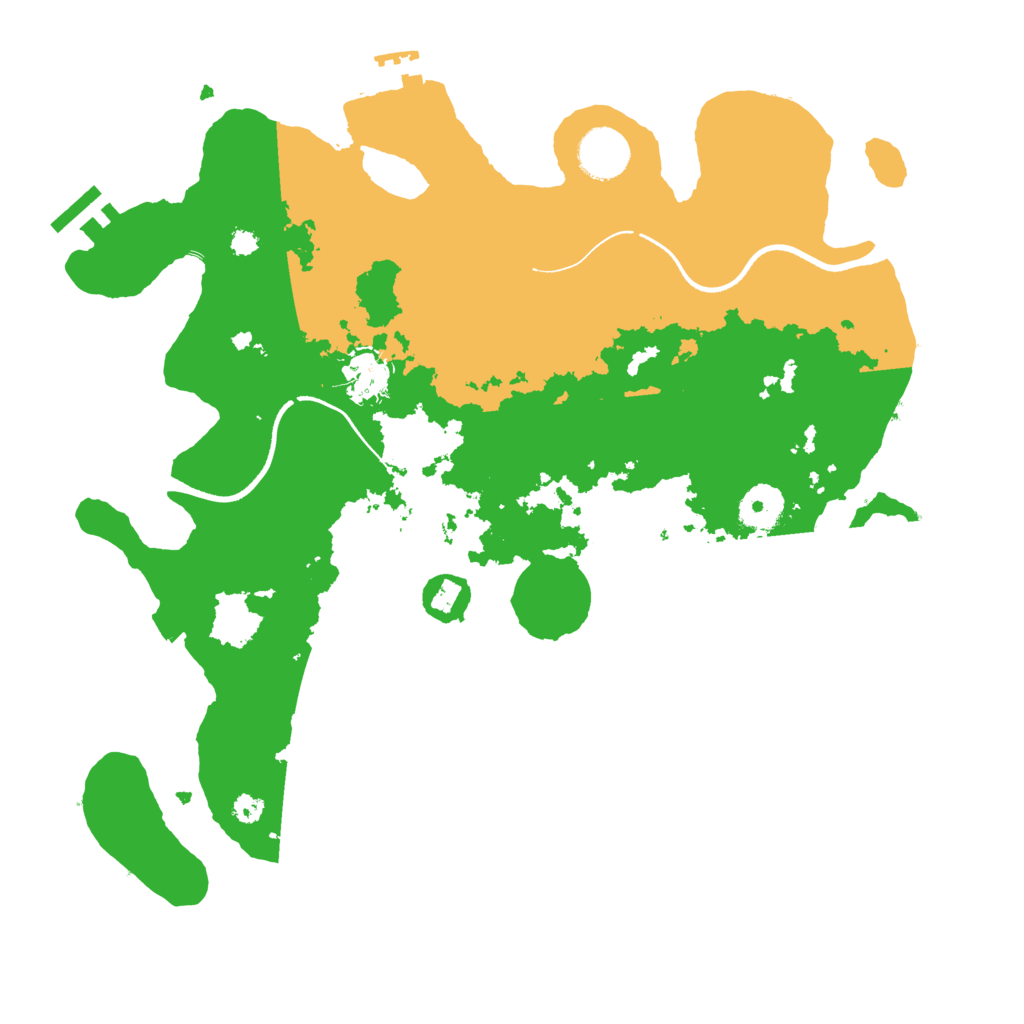 Biome Rust Map: Procedural Map, Size: 3500, Seed: 1626738225
