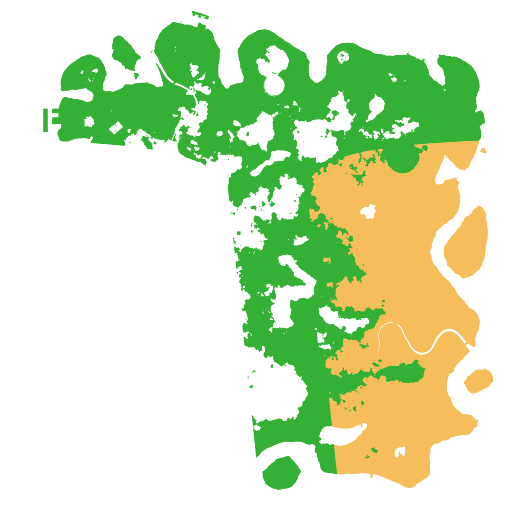 Biome Rust Map: Procedural Map, Size: 4500, Seed: 1138338766