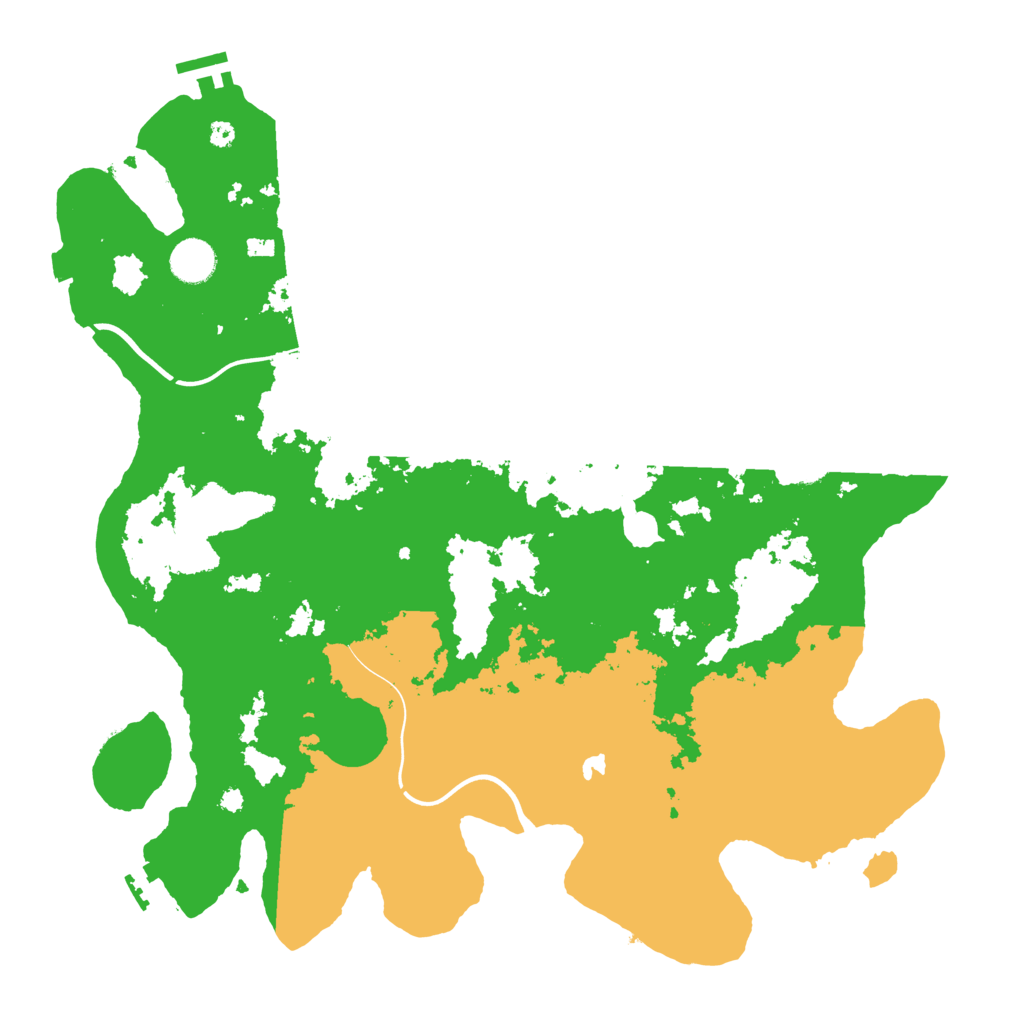 Biome Rust Map: Procedural Map, Size: 4000, Seed: 345764526