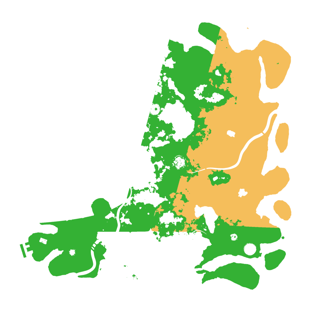 Biome Rust Map: Procedural Map, Size: 4500, Seed: 215364156