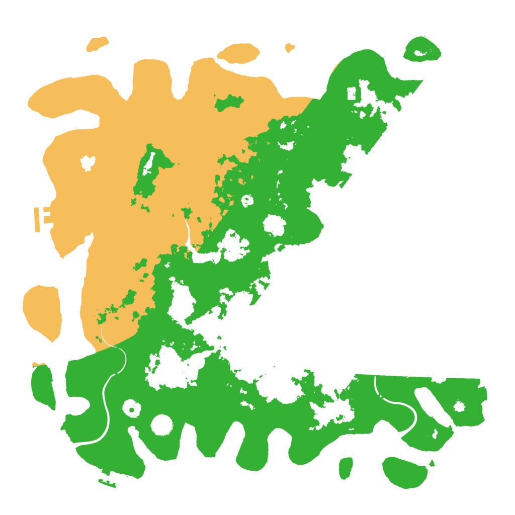 Biome Rust Map: Procedural Map, Size: 4250, Seed: 2734233