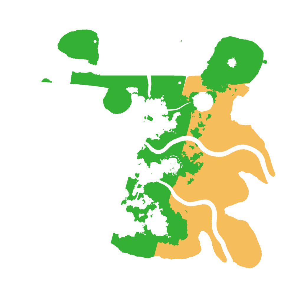Biome Rust Map: Procedural Map, Size: 3000, Seed: 17572