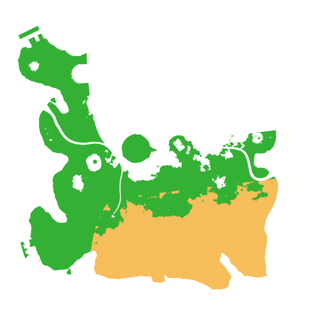Biome Rust Map: Procedural Map, Size: 3000, Seed: 1649177803