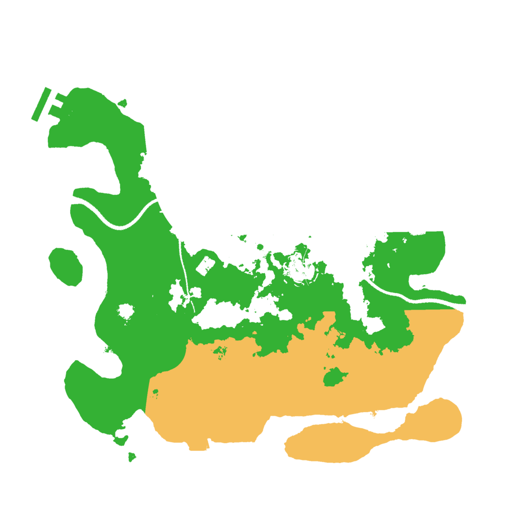 Biome Rust Map: Procedural Map, Size: 3000, Seed: 14544