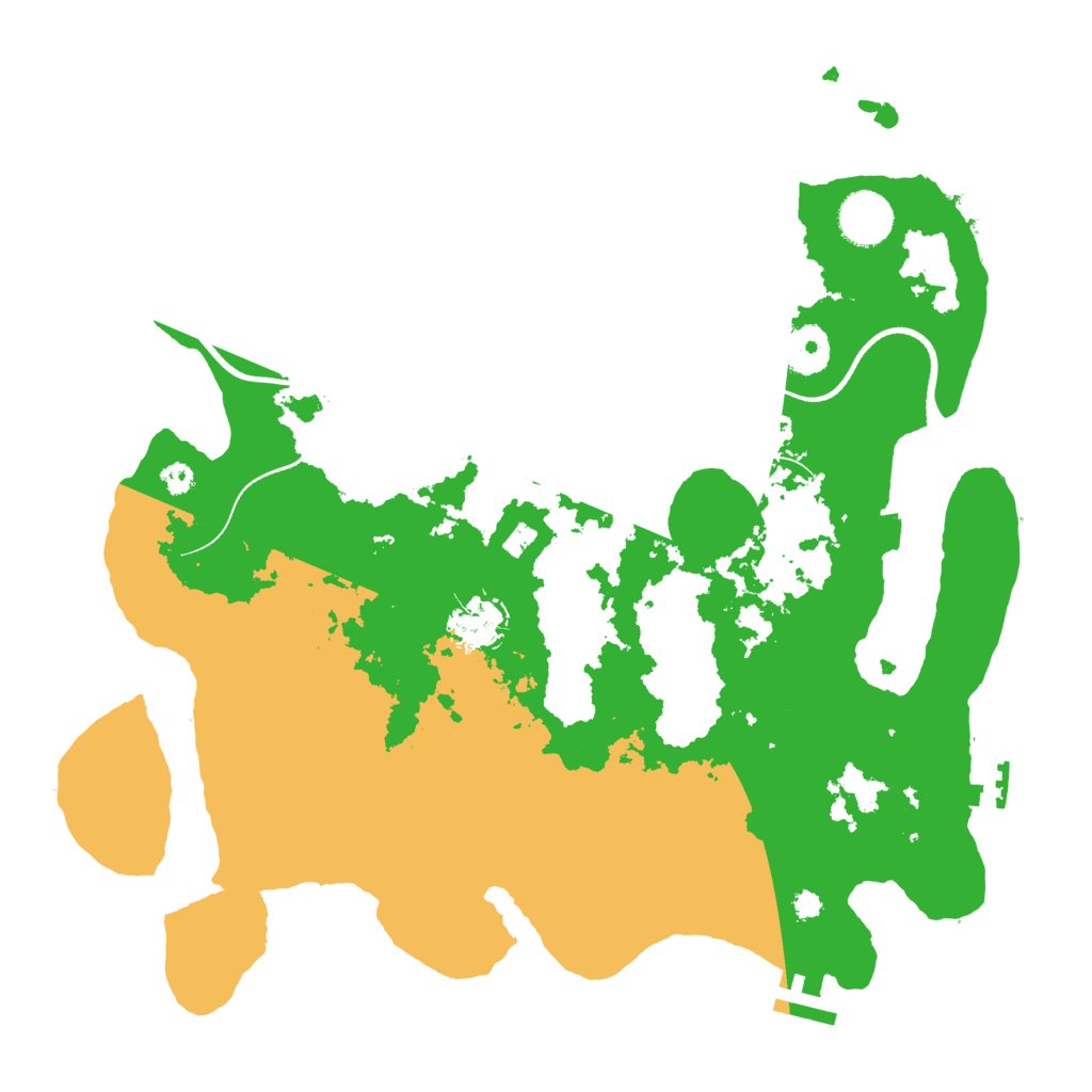 Biome Rust Map: Procedural Map, Size: 3500, Seed: 1503198200