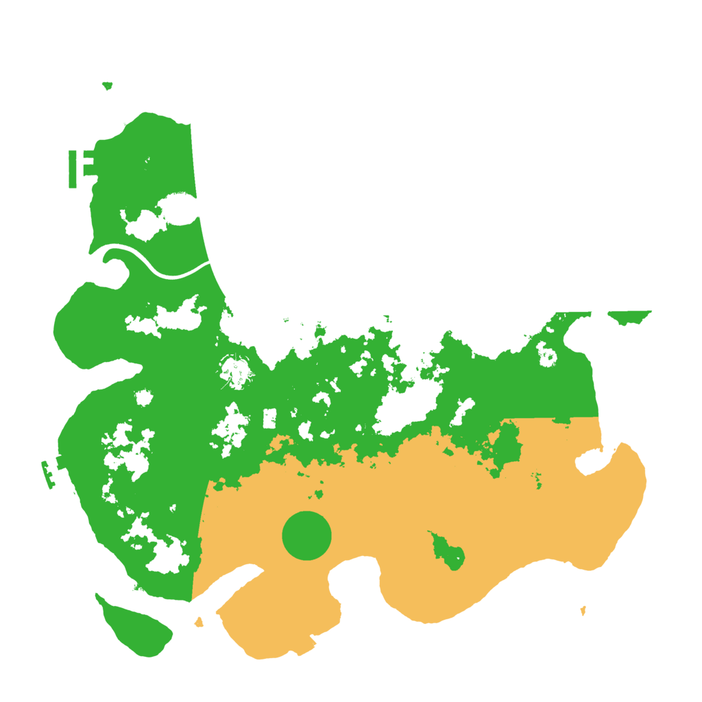 Biome Rust Map: Procedural Map, Size: 3750, Seed: 1396337100