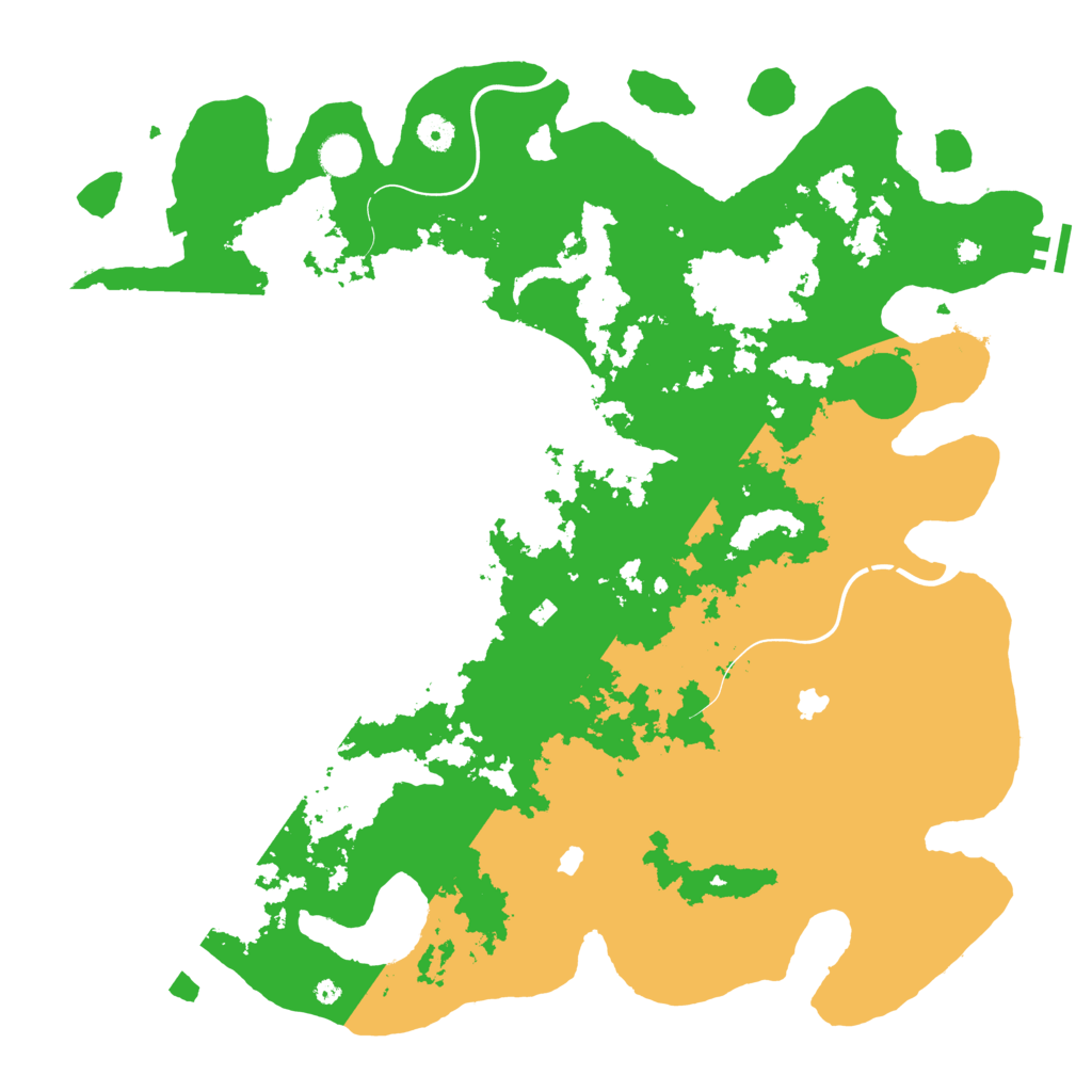 Biome Rust Map: Procedural Map, Size: 4500, Seed: 144550267