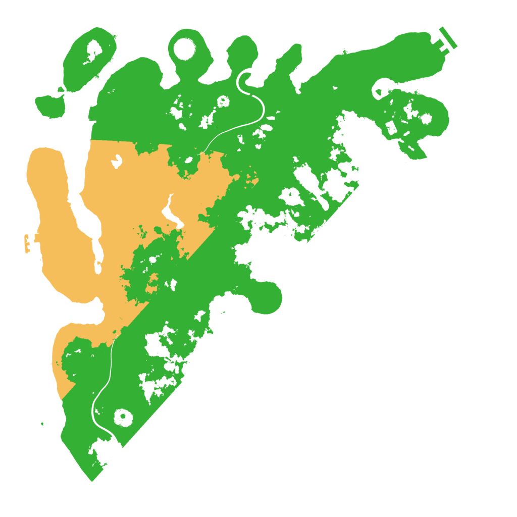 Biome Rust Map: Procedural Map, Size: 4200, Seed: 589777763